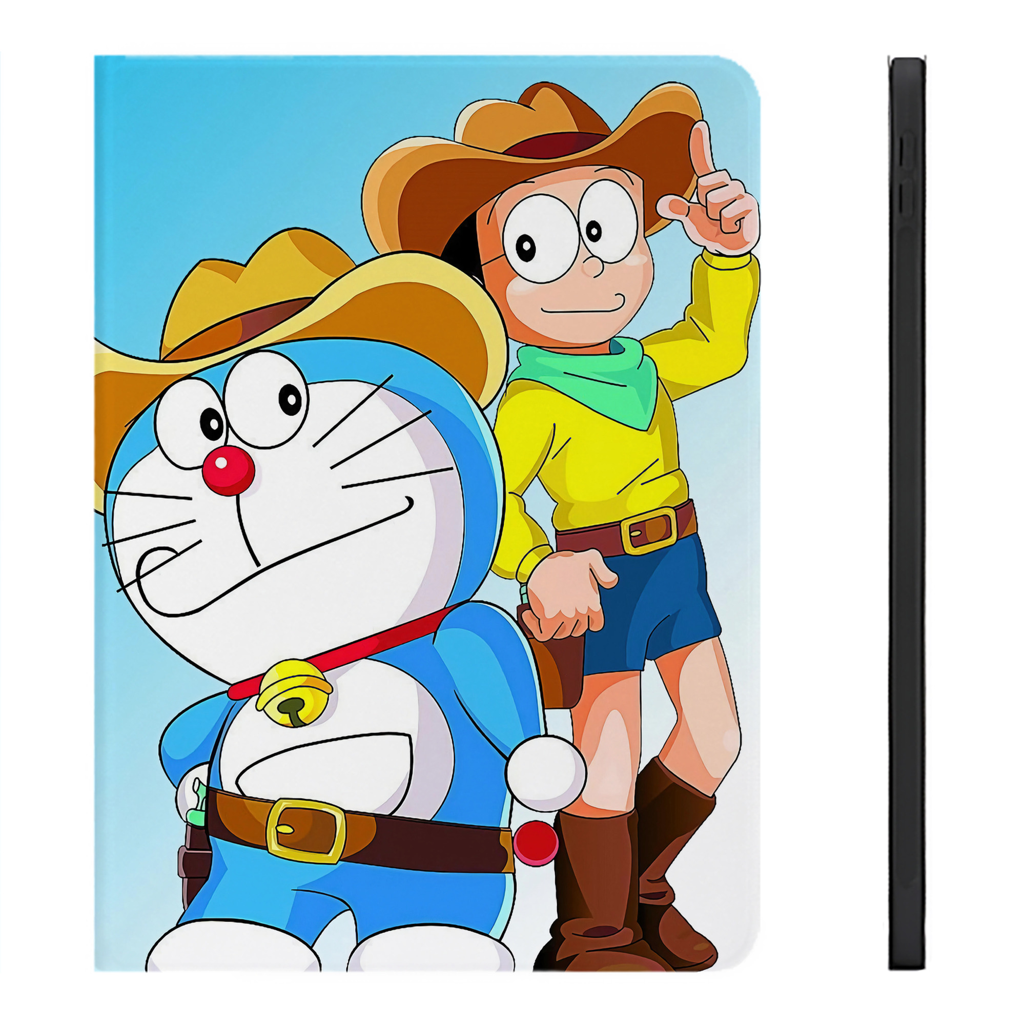 （画像用） ドラえもん Doraemon IPadケース ペンホルダー付き ブックスタイルデザイン